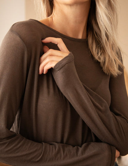 Undercover Base Brown - Longsleeve - ellemilla