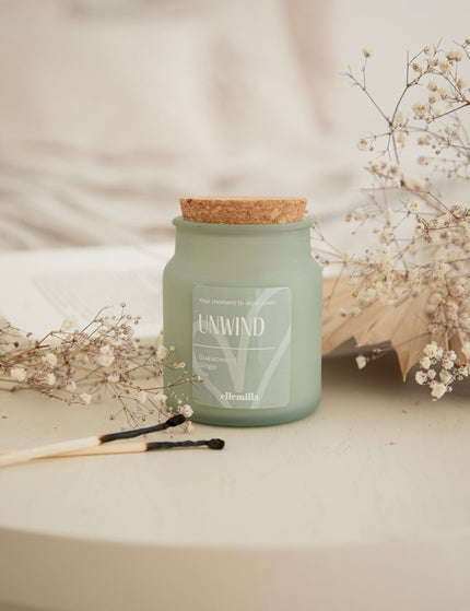 Unwind Mint - Geurkaars - ellemilla