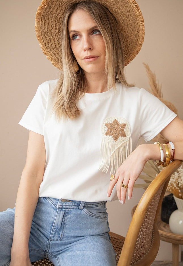 Upon A Star White - T-Shirt - ellemilla