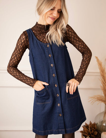 Vera Mae Dark Blue - Jurk - ellemilla