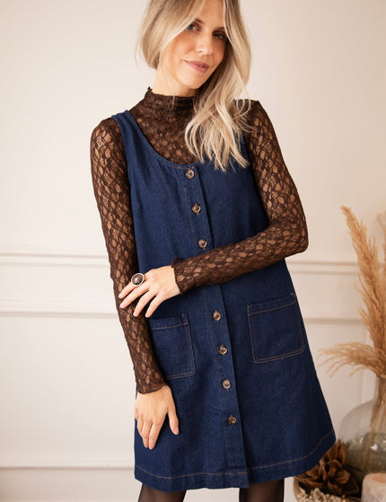 Vera Mae Dark Blue - Jurk - ellemilla