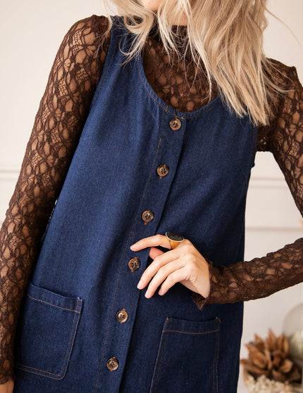 Vera Mae Dark Blue - Jurk - ellemilla