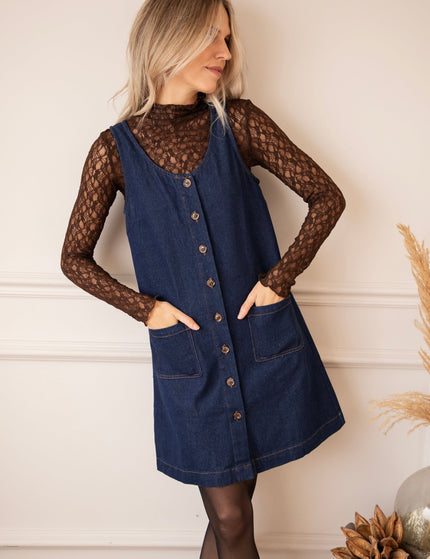 Vera Mae Dark Blue - Jurk - ellemilla