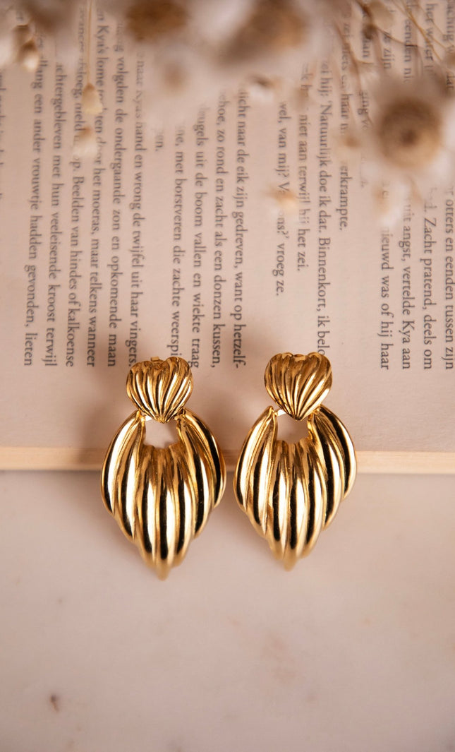 Vera Vintage Gold - Oorbellen - ellemilla