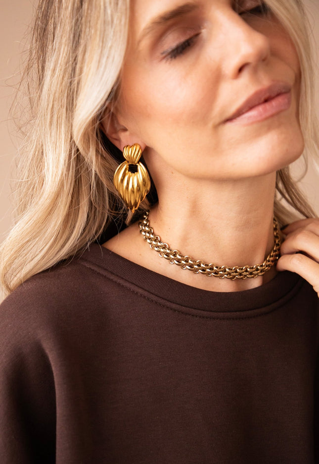 Vera Vintage Gold - Oorbellen - ellemilla