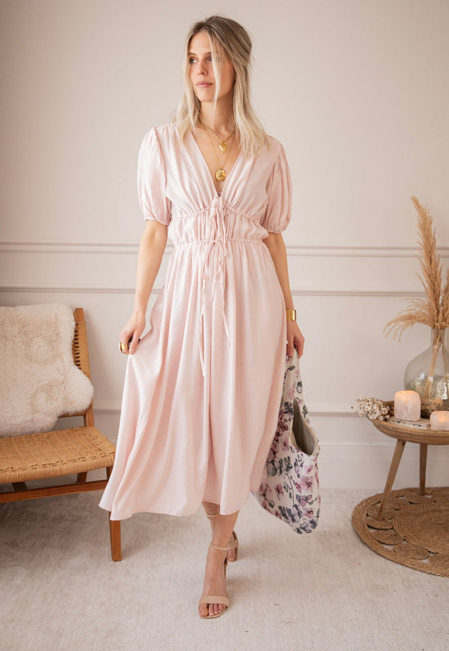 Verona Soft Pink - Jurk - ellemilla