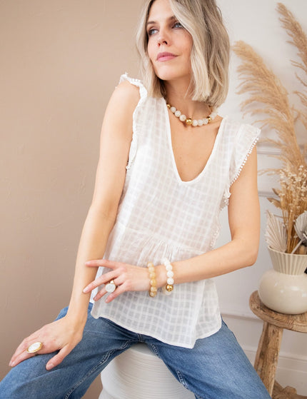 Vida White - Top - ellemilla