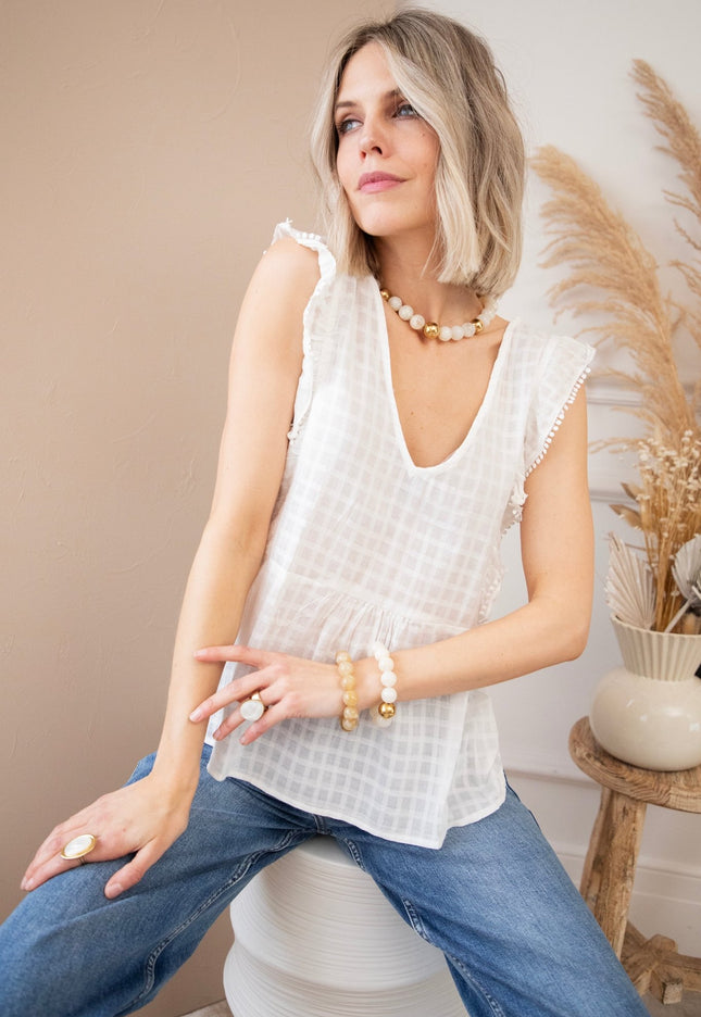 Vida White - Top - ellemilla