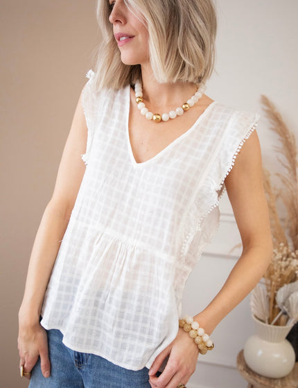 Vida White - Top - ellemilla