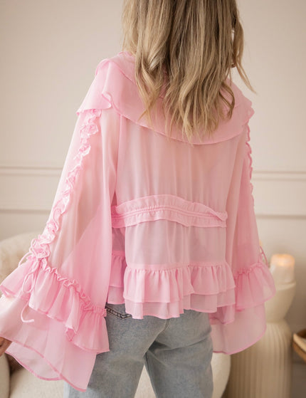 Volantina Pink - Blouse - ellemilla