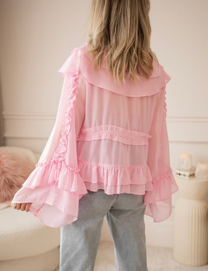 Volantina Pink - Blouse - ellemilla