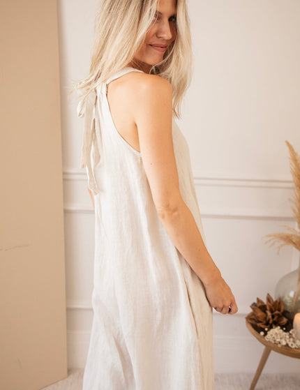 Wander Linen Beige - Jumpsuit - ellemilla