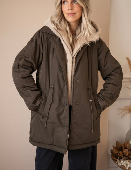 Warm Embrace Kaki/Beige - Jas - ellemilla