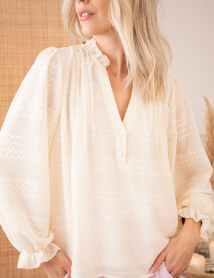 Whisper Waves Butter Yellow - Blouse - ellemilla