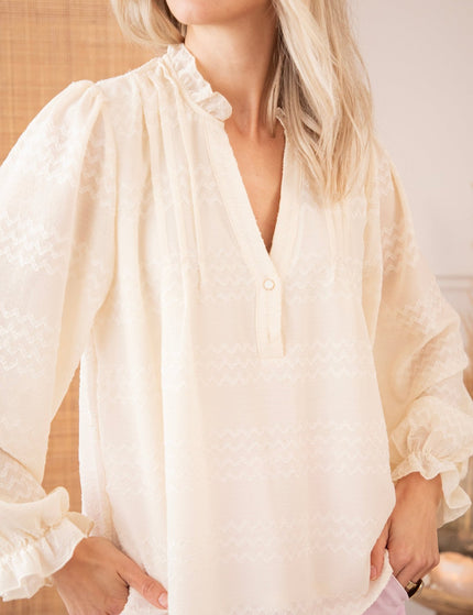 Whisper Waves Butter Yellow - Blouse - ellemilla
