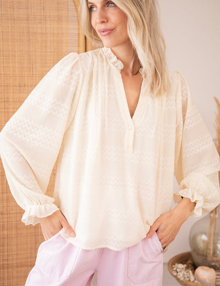 Whisper Waves Butter Yellow - Blouse - ellemilla