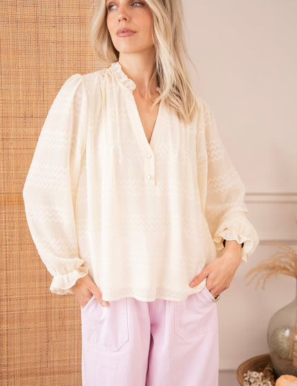 Whisper Waves Butter Yellow - Blouse - ellemilla