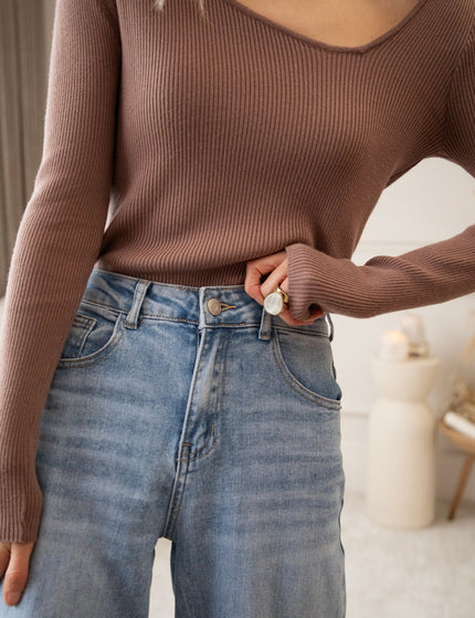 Wide Ease Blue - Jeans - ellemilla