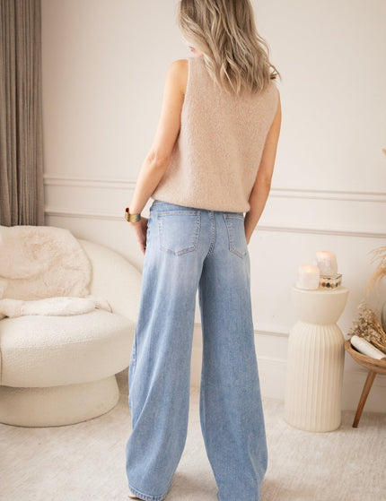 Wide Ease Blue - Jeans - ellemilla