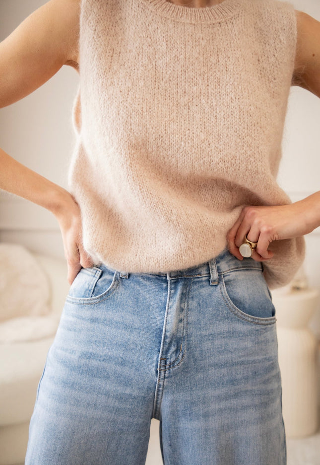 Wide Ease Blue - Jeans - ellemilla