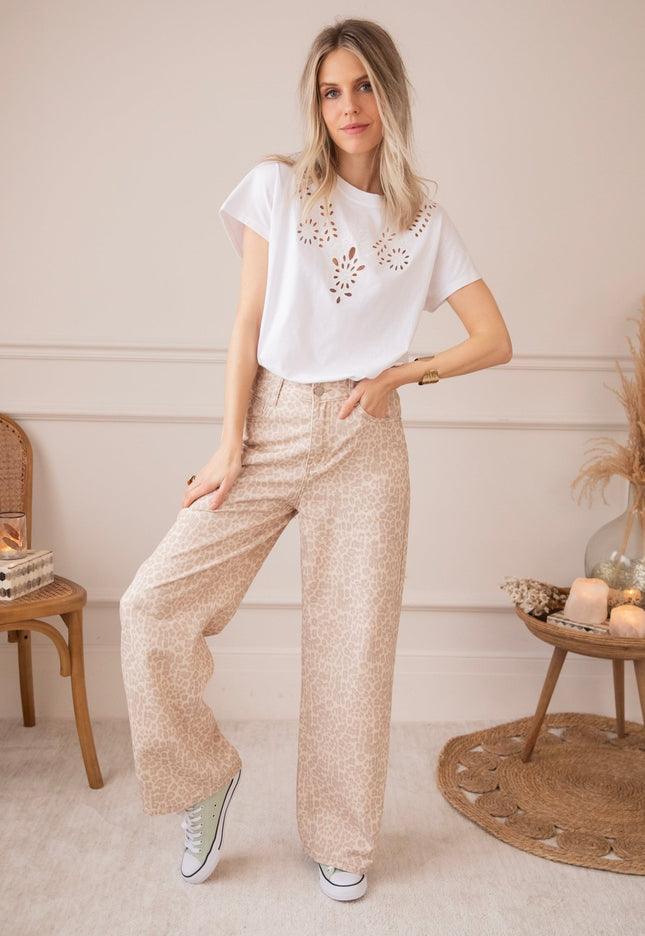 Wild Wide Beige - Jeans - ellemilla