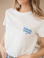 Wonder Woman White/Blue - T-Shirt