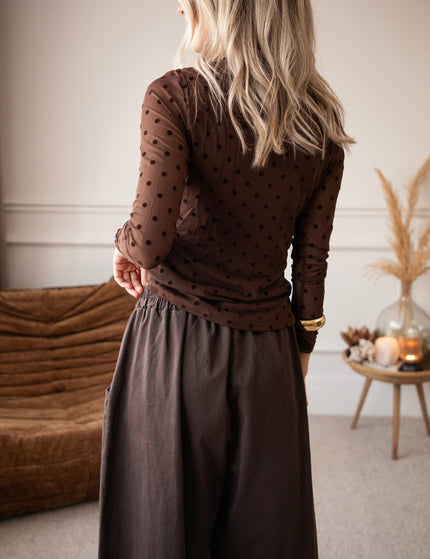 Wonderful & Wide Brown - Broek - ellemilla