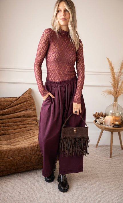Wonderful & Wide Mulberry - Broek - ellemilla