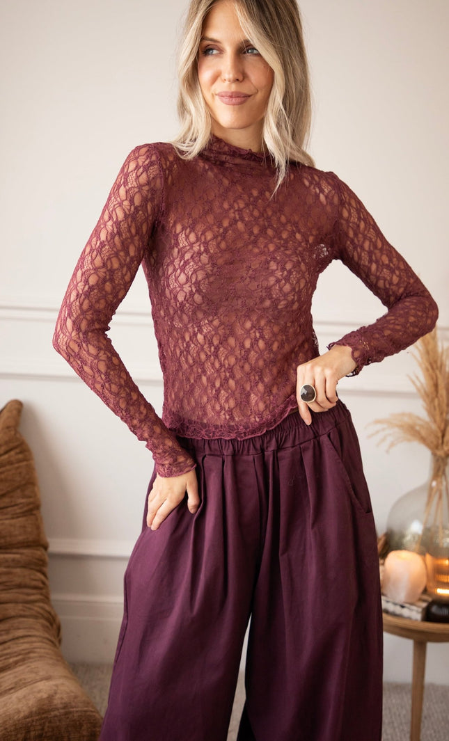 Wonderful & Wide Mulberry - Broek - ellemilla