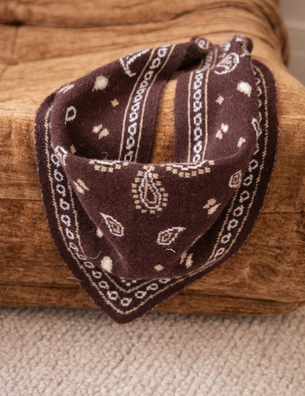 Woodland Paisley Brown - Bandana - ellemilla