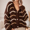 Woolly Waves Choco - Vest - ellemilla