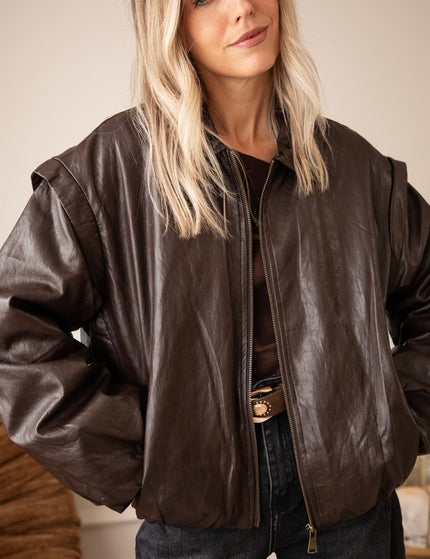 Worn Stories Choco - Jacket - ellemilla