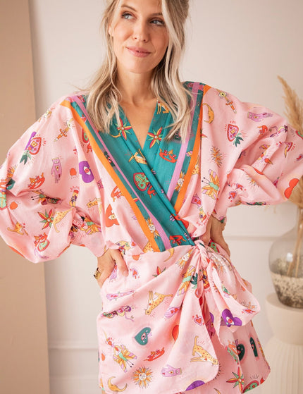 Wrapped In Wonders Baby Pink - Jurk - ellemilla