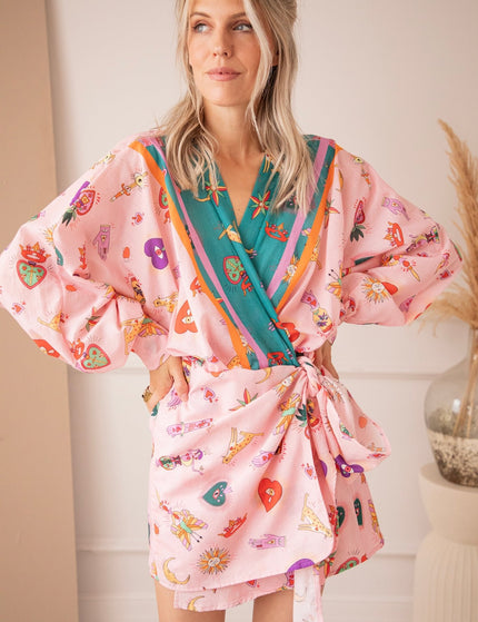 Wrapped In Wonders Baby Pink - Jurk - ellemilla