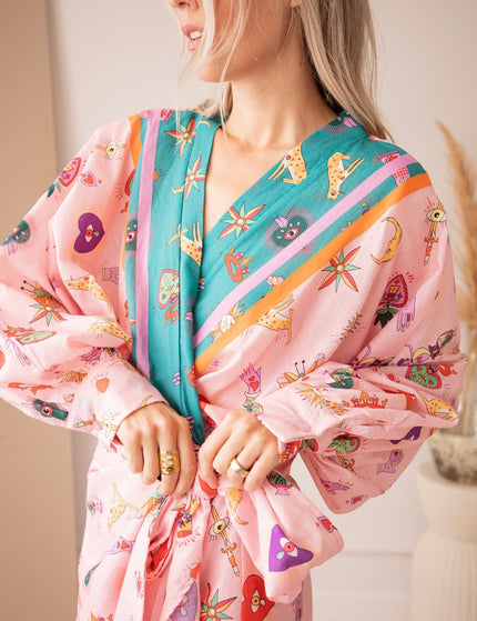 Wrapped In Wonders Baby Pink - Jurk - ellemilla
