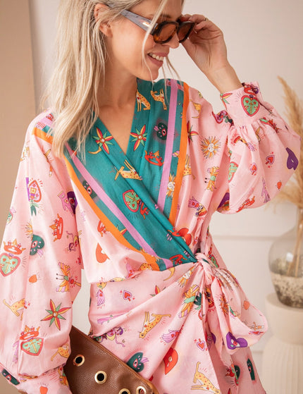 Wrapped In Wonders Baby Pink - Jurk - ellemilla
