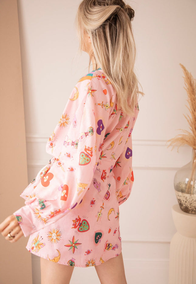 Wrapped In Wonders Baby Pink - Jurk - ellemilla