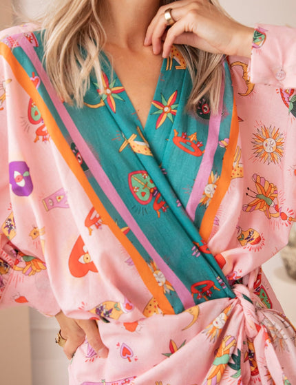 Wrapped In Wonders Baby Pink - Jurk - ellemilla