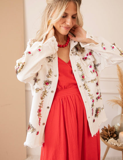 You're A Catch White/Gold - Jacket - ellemilla