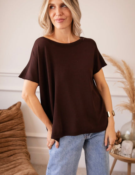 Yuna Choco - T-Shirt - ellemilla