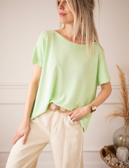 Yuna Lime - T-Shirt - ellemilla