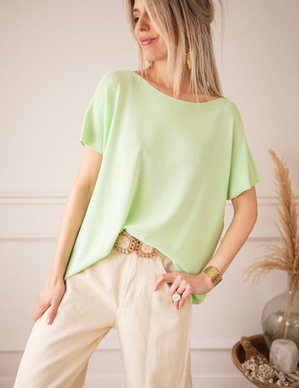 Yuna Lime - T-Shirt - ellemilla