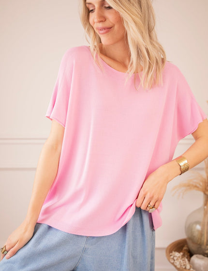Yuna Sweet Pink - T-Shirt - ellemilla