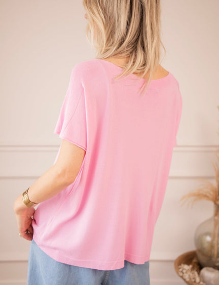 Yuna Sweet Pink - T-Shirt - ellemilla