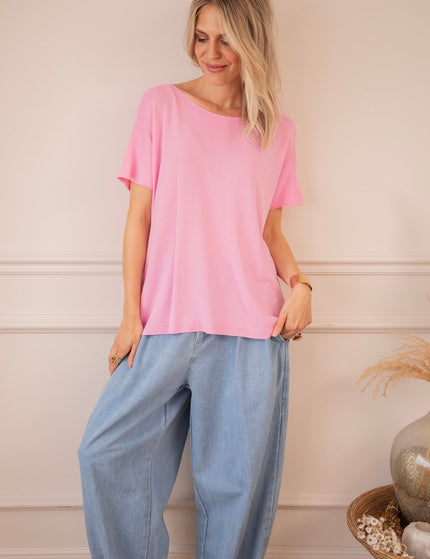 Yuna Sweet Pink - T-Shirt - ellemilla