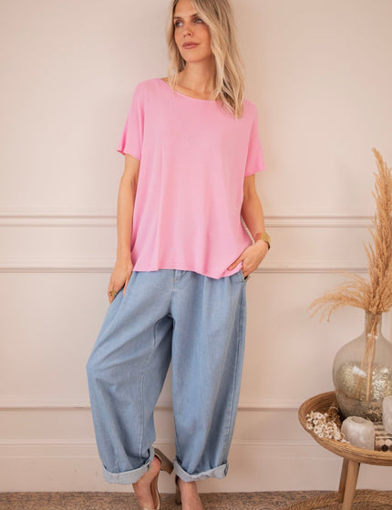 Yuna Sweet Pink - T-Shirt - ellemilla